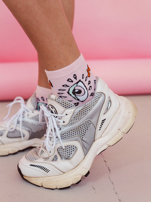 Socks Dolly Eye - Pink